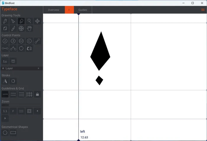Windows-Make-Fonts-BirdFont.jpg 6 برامج لإنشاء الخط الخاص بك في Windows
