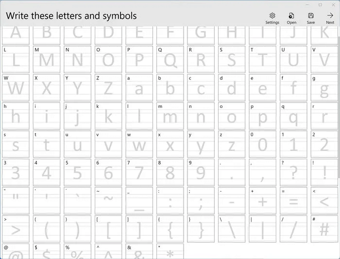 Windows-Make-Fonts-Microsoft-Font-Maker.jpg 6 برامج لإنشاء الخط الخاص بك في Windows