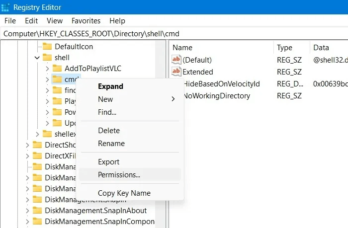 Windows-Registry-Hacks-Command-Prompt-Permissions-Cmd.jpg 16 إختراق لسجل Windows مفيد لتحسين تجربتك
