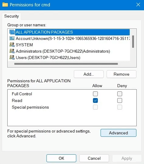 Windows-Registry-Hacks-Permissions-for-Cmd-Advanced.jpg 16 إختراق لسجل Windows مفيد لتحسين تجربتك