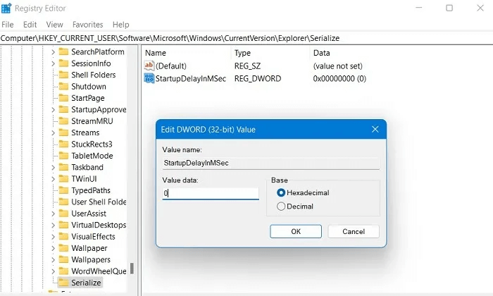 Windows-Registry-Hacks-Serialize-New-DWORD-New-Value.jpg 16 إختراق لسجل Windows مفيد لتحسين تجربتك