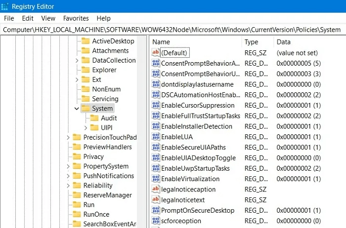 Windows-Registry-Hacks-Wow6432Node-System.jpg 16 إختراق لسجل Windows مفيد لتحسين تجربتك