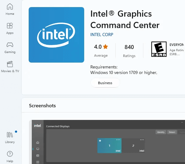 Windows-screen-rotate-intel-graphics-command-center.png كيفية تدوير الشاشة على Windows