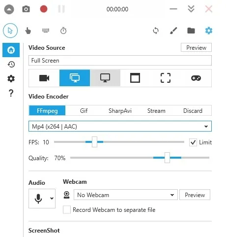 Windows10-Screen-Recorder-Pro-Widget.jpg كيفية تسجيل الشاشة في Windows 10