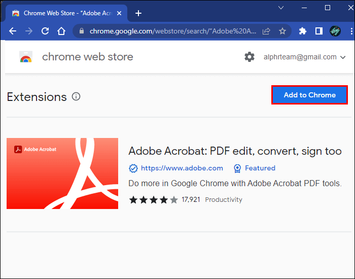 add to chrome1 - كيفية إصلاح ملفات PDF التي لا تفتح في Chrome