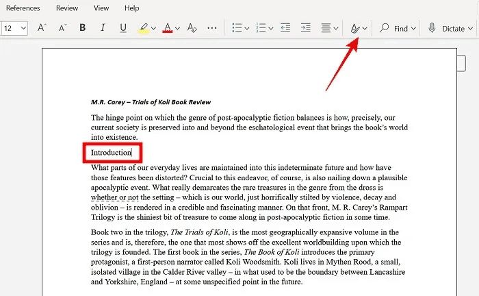 add-toc-word-web-styles.jpg كيفية إضافة جدول محتويات في Microsoft Word