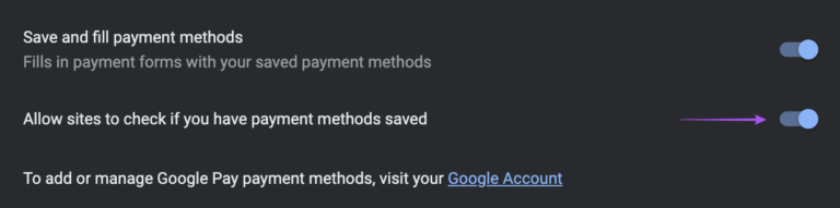 allow-sites-to-check-for-payment-method-chrome-768x191-1 كيفية إضافة طريقة دفع في Google Chrome على سطح المكتب والجوال