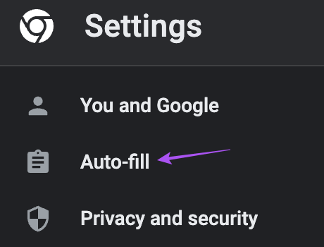 auto-fill-settings-chrome كيفية إضافة طريقة دفع في Google Chrome على سطح المكتب والجوال