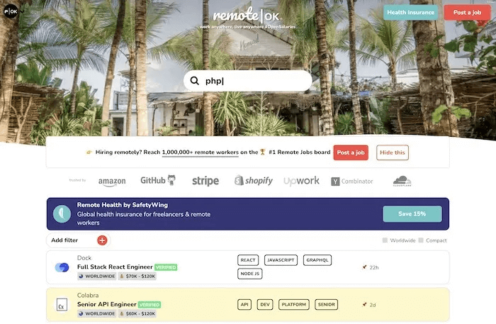 best-job-sites-remote-work-remoteok.jpg 12 من أفضل مواقع البحث عن عمل لأجل العمل عن بُعد