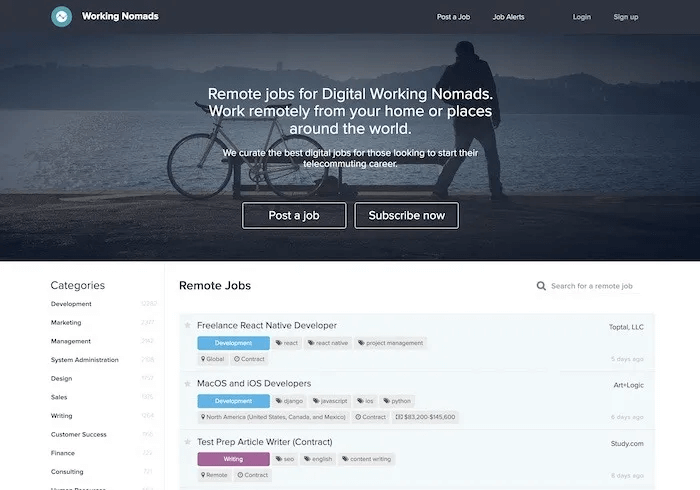 best-job-sites-remote-work-workingnomads.jpg 12 من أفضل مواقع البحث عن عمل لأجل العمل عن بُعد