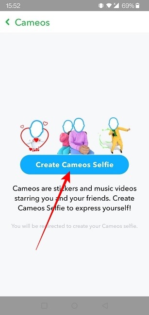 كيفية إنشاء أو تغيير Cameos Selfie على Snapchat - %categories