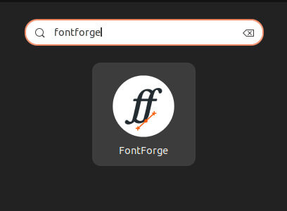 convert-fonts-ubuntu-03-search-fontforge كيفية تحويل الخطوط إلى تنسيق ttf. في Ubuntu