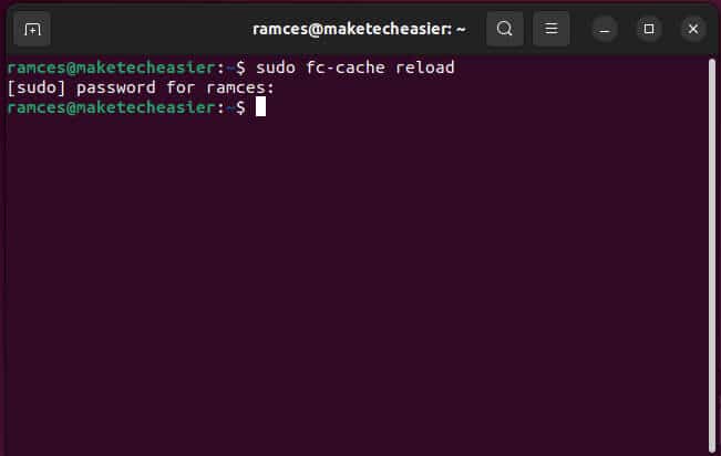 convert-fonts-ubuntu-18-reload-font-cache كيفية تحويل الخطوط إلى تنسيق ttf. في Ubuntu