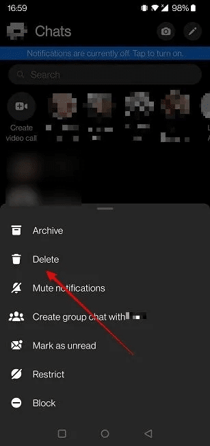 delete-facebook-messages-delete-chat-threa-mobile.jpg كيفية حذف رسائل Facebook Messenger بشكل جماعي