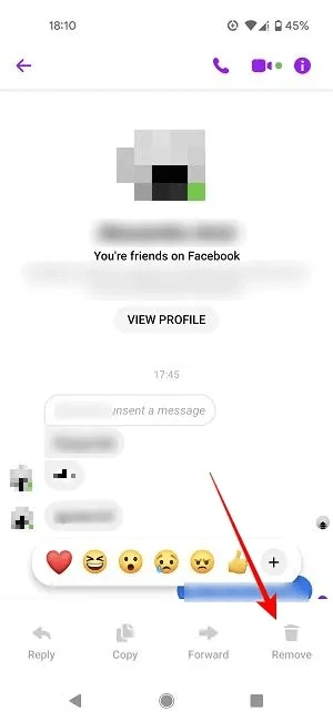 delete-facebook-messages-mobile-remove.jpg كيفية حذف رسائل Facebook Messenger بشكل جماعي