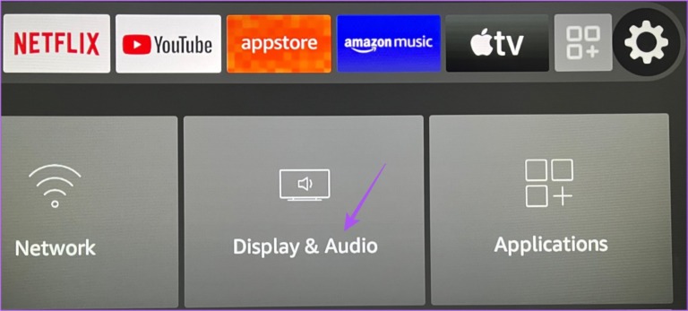 display-and-audio-settings-fire-tv-768x347-1 أفضل 8 إصلاحات لعدم وجود صوت في تطبيق YouTube على Amazon Fire TV Stick 4K