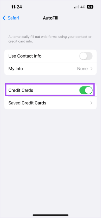 كيفية إضافة بطاقة ائتمان في Safari على iPhone و iPad و Mac - %categories