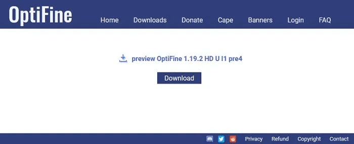 get-optifine-download.jpg كيفية تنزيل وتثبيت OptiFine لـ Minecraft