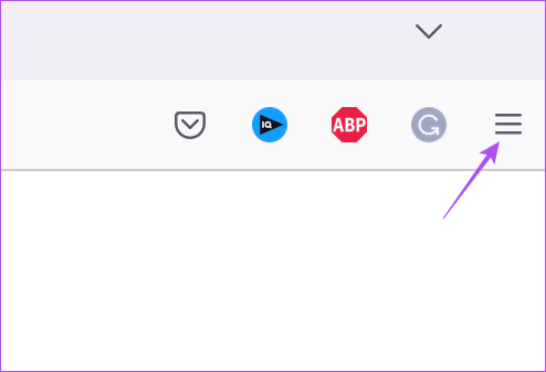 hamburger-menu-firefox- أفضل 7 إصلاحات لعدم تحميل Microsoft OneDrive في المتصفح على Windows 11