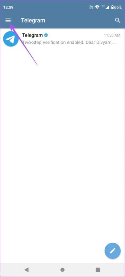 hamburger-menu-telegram-android-462x1024-1 كيفية إخفاء صورة ملف تعريف من سطح مكتب وجوال لجهات اتصال محددة على Telegram