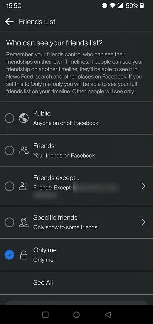 كيف تخفي قائمة أصدقائك على Facebook عن الآخرين - %categories