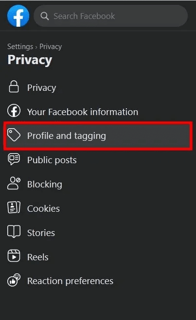 hide-facebook-friends-list-pc-profile-tagging.jpg كيف تخفي قائمة أصدقائك على Facebook عن الآخرين