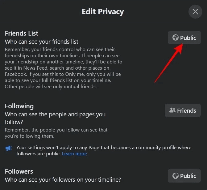 hide-your-facebook-friends-list-button.jpg كيف تخفي قائمة أصدقائك على Facebook عن الآخرين