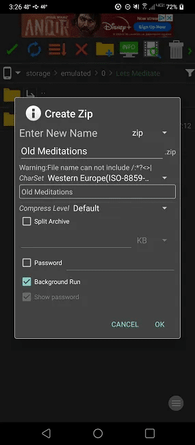 how-to-compress-and-extract-files-on-android-7zip-compress-choose.png كيفية ضغط واستخراج الملفات على Android باستخدام ZArchiver