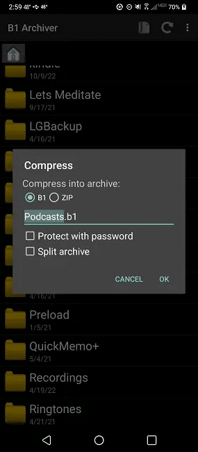 how-to-compress-and-extract-files-on-android-b1-compress-choose.png كيفية ضغط واستخراج الملفات على Android باستخدام ZArchiver