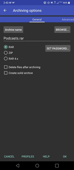 how-to-compress-and-extract-files-on-android-rar-archive.png كيفية ضغط واستخراج الملفات على Android باستخدام ZArchiver