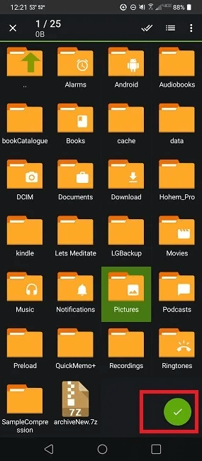 how-to-compress-and-extract-files-on-android-using-zarchiver-check.jpg كيفية ضغط واستخراج الملفات على Android باستخدام ZArchiver