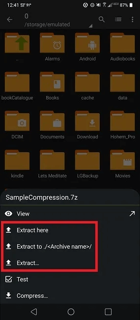 how-to-compress-and-extract-files-on-android-using-zarchiver-extracting.jpg كيفية ضغط واستخراج الملفات على Android باستخدام ZArchiver