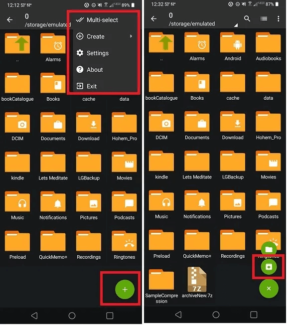 how-to-compress-and-extract-files-on-android-using-zarchiver-menus.jpg كيفية ضغط واستخراج الملفات على Android باستخدام ZArchiver