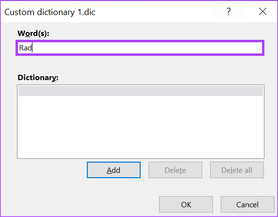 كيفية إنشاء قاموس مخصص في Microsoft Word - %categories