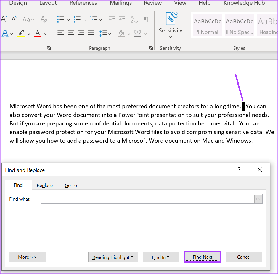 كيفية البحث عن مسافات إضافية وحذفها في Microsoft Word - %categories