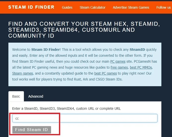 how-to-find-your-steam-id-and-customize-search-id.jpg كيفية العثور على معرف Steam الخاص بك وتخصيصه