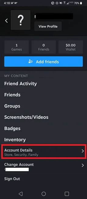 how-to-find-your-steam-id-mobile-profile-account.png كيفية العثور على معرف Steam الخاص بك وتخصيصه