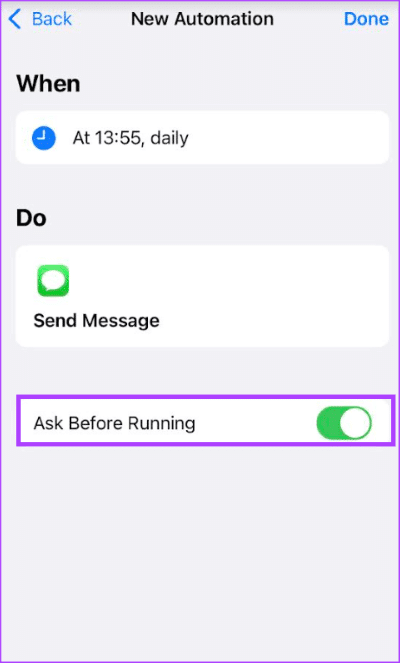 how-to-schedule-a-text-message-on-your-iphone-using-the-shortcuts-app-16 كيفية جدولة رسالة نصية على جهاز iPhone باستخدام تطبيق الاختصارات