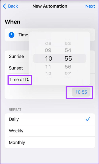 how-to-schedule-a-text-message-on-your-iphone-using-the-shortcuts-app-5 كيفية جدولة رسالة نصية على جهاز iPhone باستخدام تطبيق الاختصارات
