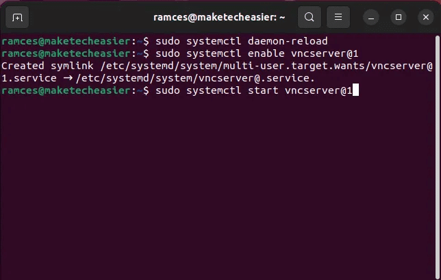 install-vnc-server-ubuntu-16-start-new-vnc-service.png كيفية إعداد خادم VNC في Ubuntu