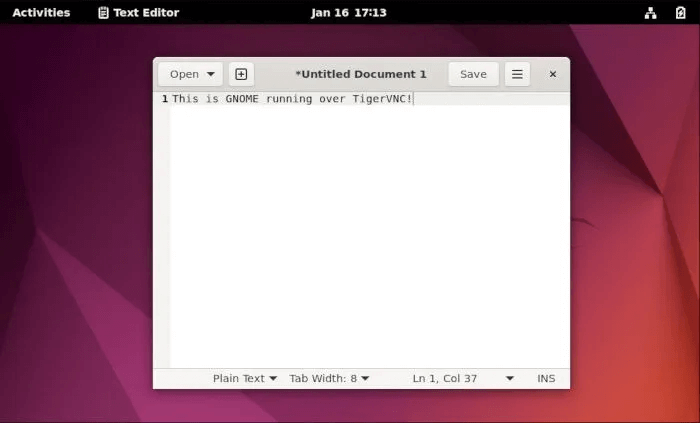 install-vnc-server-ubuntu-19-remote-desktop-running.jpg كيفية إعداد خادم VNC في Ubuntu