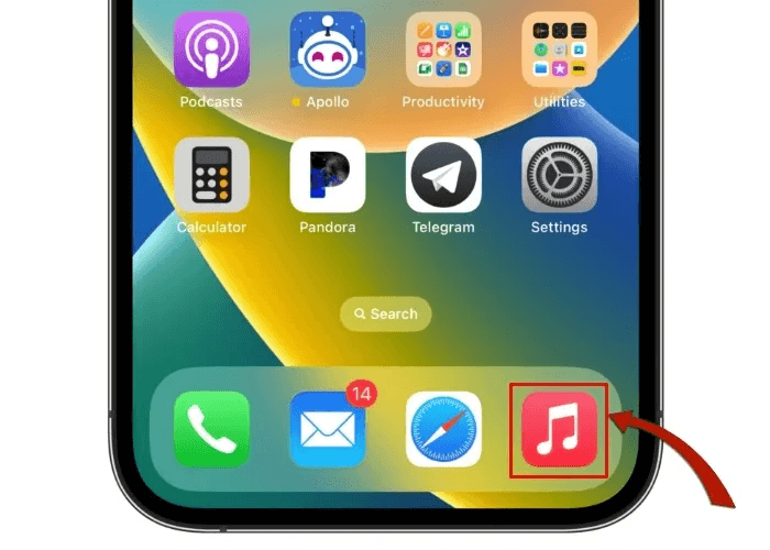 iphone-music-app-select.jpg كيفية عمل AirPlay على Mac من iPhone