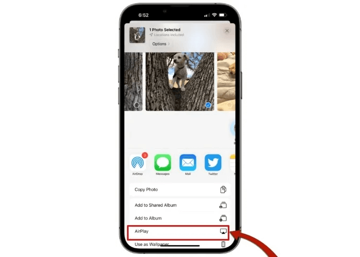 iphone-share-airplay.jpg كيفية عمل AirPlay على Mac من iPhone
