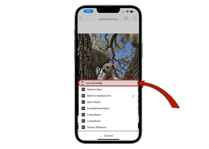 iphone-turn-off-airplay.jpg كيفية عمل AirPlay على Mac من iPhone