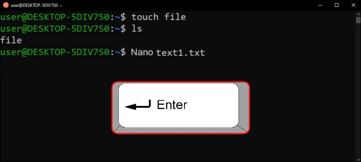 klyde2-5 كيفية إنشاء ملف نصي في Linux