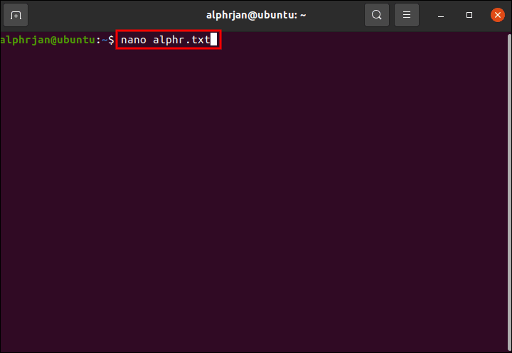 linux1 كيفية إنشاء ملف نصي في Linux