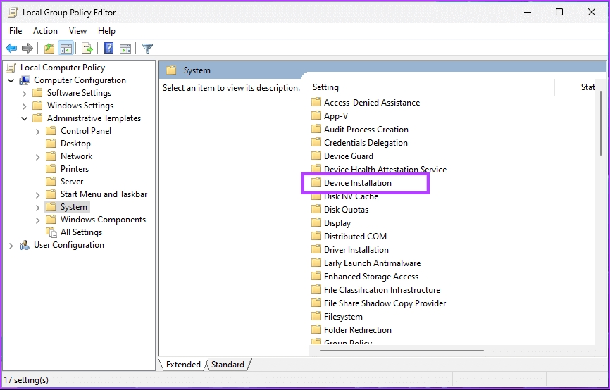locate-Device-Installation-and-double-click-on-it كيفية تعطيل لوحة المفاتيح على الكمبيوتر المحمول Windows