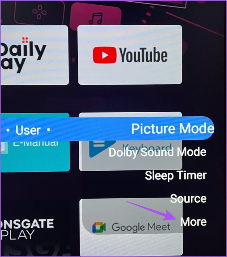 more-options-menu-android-tv-768x869-1 أفضل 6 إصلاحات لعدم وجود صوت في تطبيق YouTube على Android TV