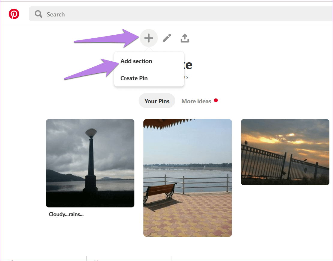كيفية نقل القسم إلى لوحة جديدة في Pinterest - %categories