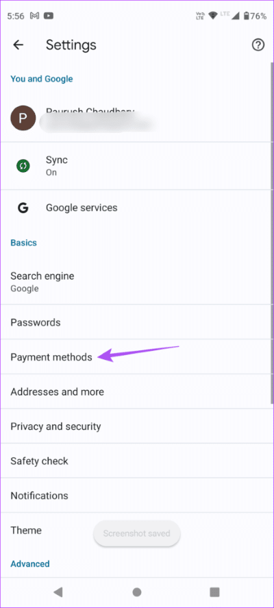 payment-methods-chrome-android-462x1024-1 كيفية إضافة طريقة دفع في Google Chrome على سطح المكتب والجوال
